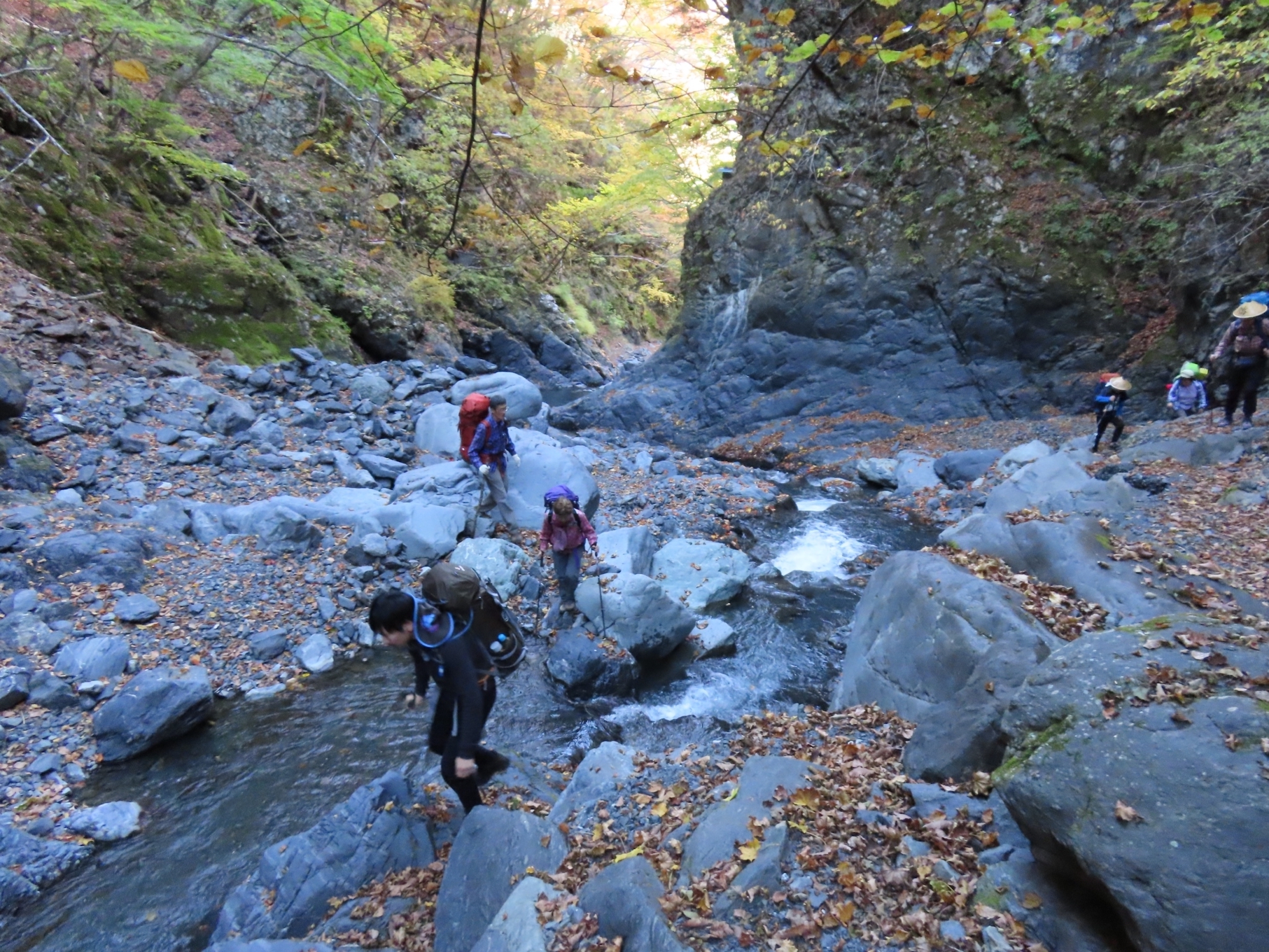 2.渡渉の繰り返し