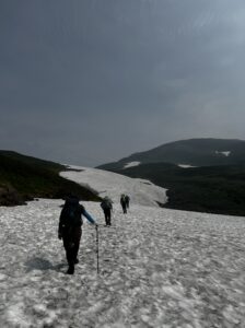 心字雪渓に胸が躍る！ 