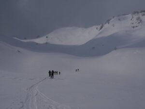 どこまでも続く雪原が絶景