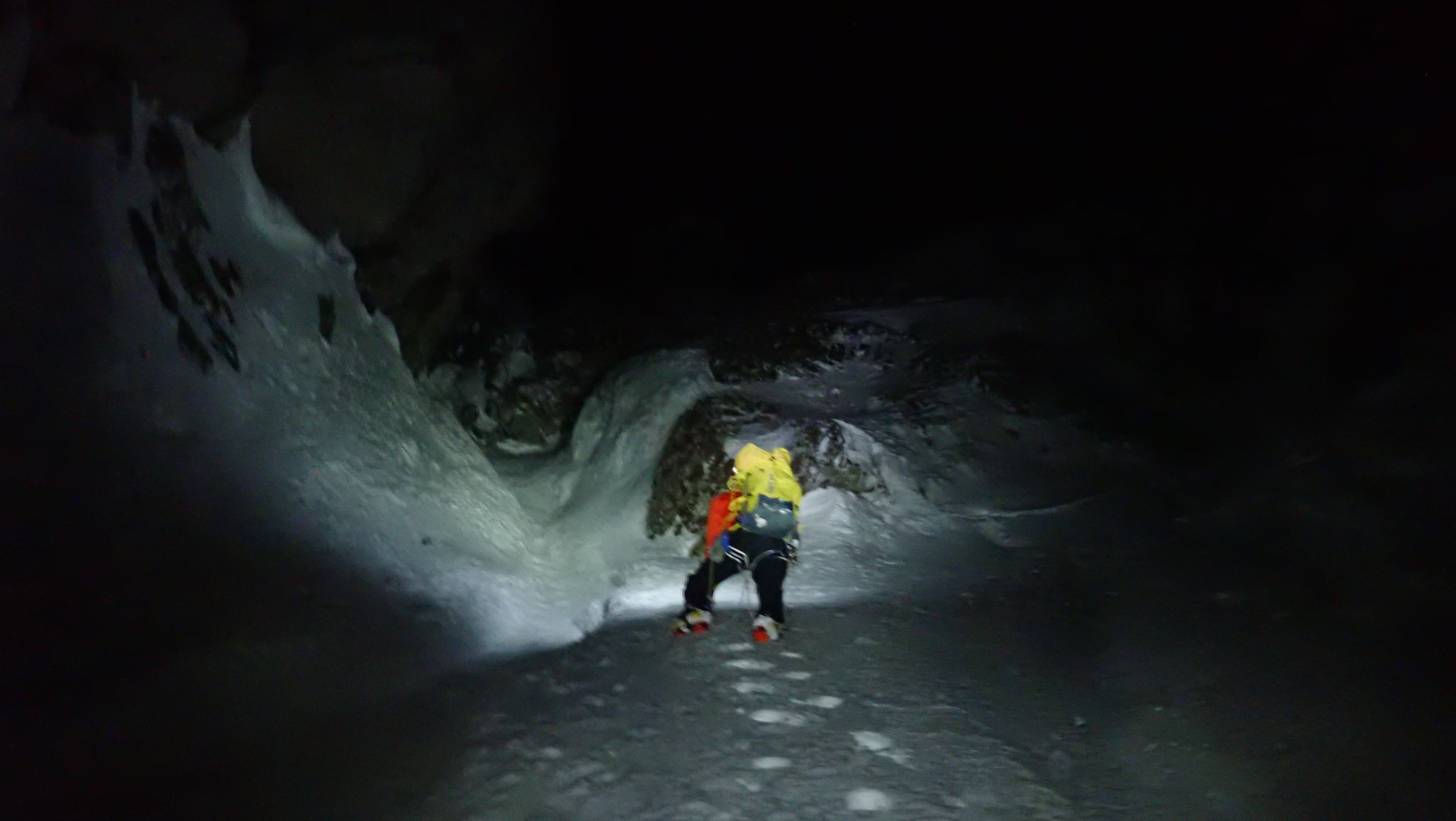 ３ルンゼ取りつきかと思ったら２ルンゼ取りつきだった