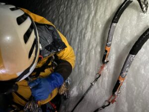 ３ルンゼF3基部 